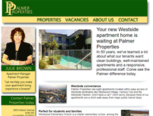 Tablet Screenshot of palmerpropertywla.com